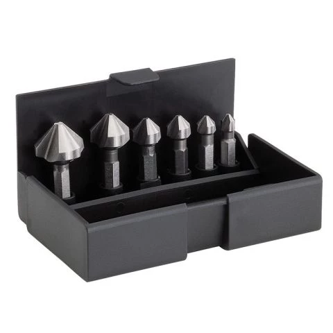 6,3 - 20,5 mm (6 deler) forsenker bitsfeste