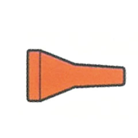 Munnstykke rundt 1/4