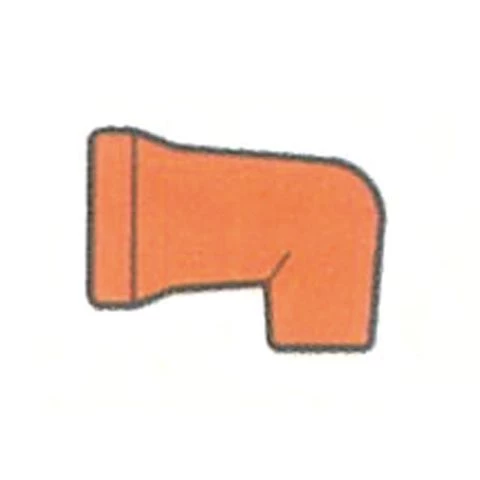 Munnstykke rundt 1/4