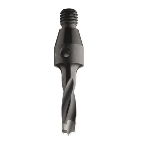 Sentertappbor, HW, 4-FLUTE, med gjenget feste og konisk 30°