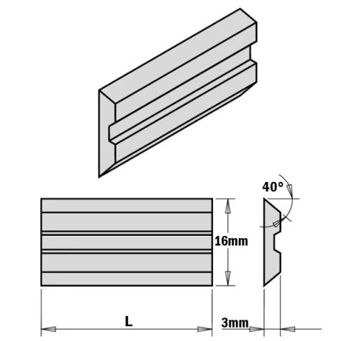Vendeskjær for Centrolock®, HPS®, CMT
