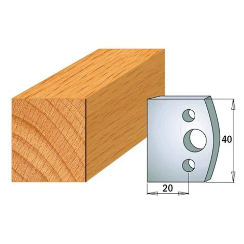 Avviserstål/sponbegr. UNI rett 38x4  Nr 000,  1 par,